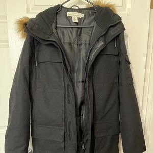 H&M Black Puffer Coat/Jacket with Hood - Label of Graded Goods (LOGG)